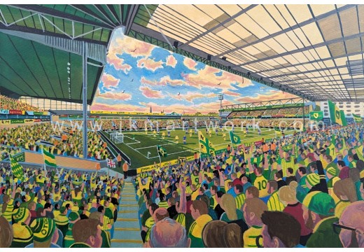 Carrow Road Stadium Fine Art Print - Norwich City FC